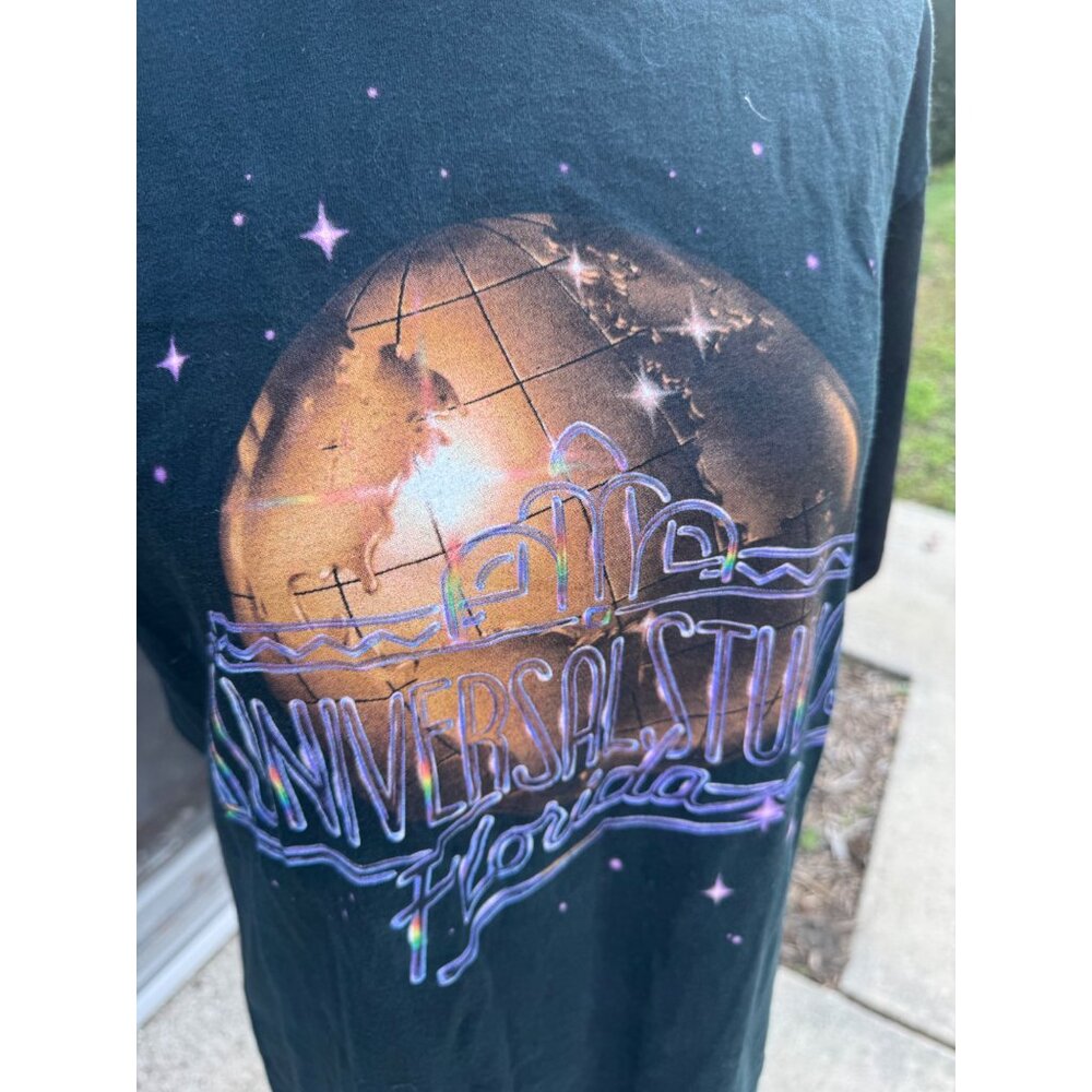 Vintage Universal Studios Florida T-Shirt Black Graphic Tee - Picture 7 of 7
